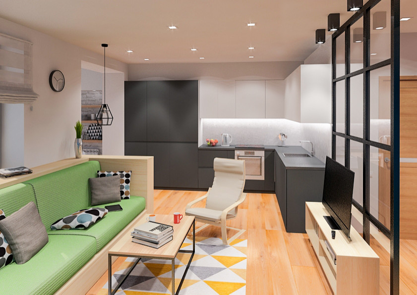 Обложка проекта: Интерьер двухкомнатной квартиры