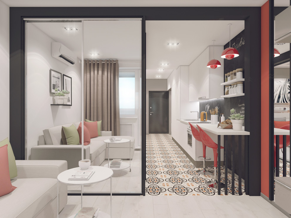 УДОБНОЕ ЖИЛОЕ ПРОСТРАНСТВО НА 35 КВАДРАТАХ — РЕАЛЬНОСТЬ ИЛИ ВЫМЫСЕЛ? ДИЗАЙН-ПРОЕ