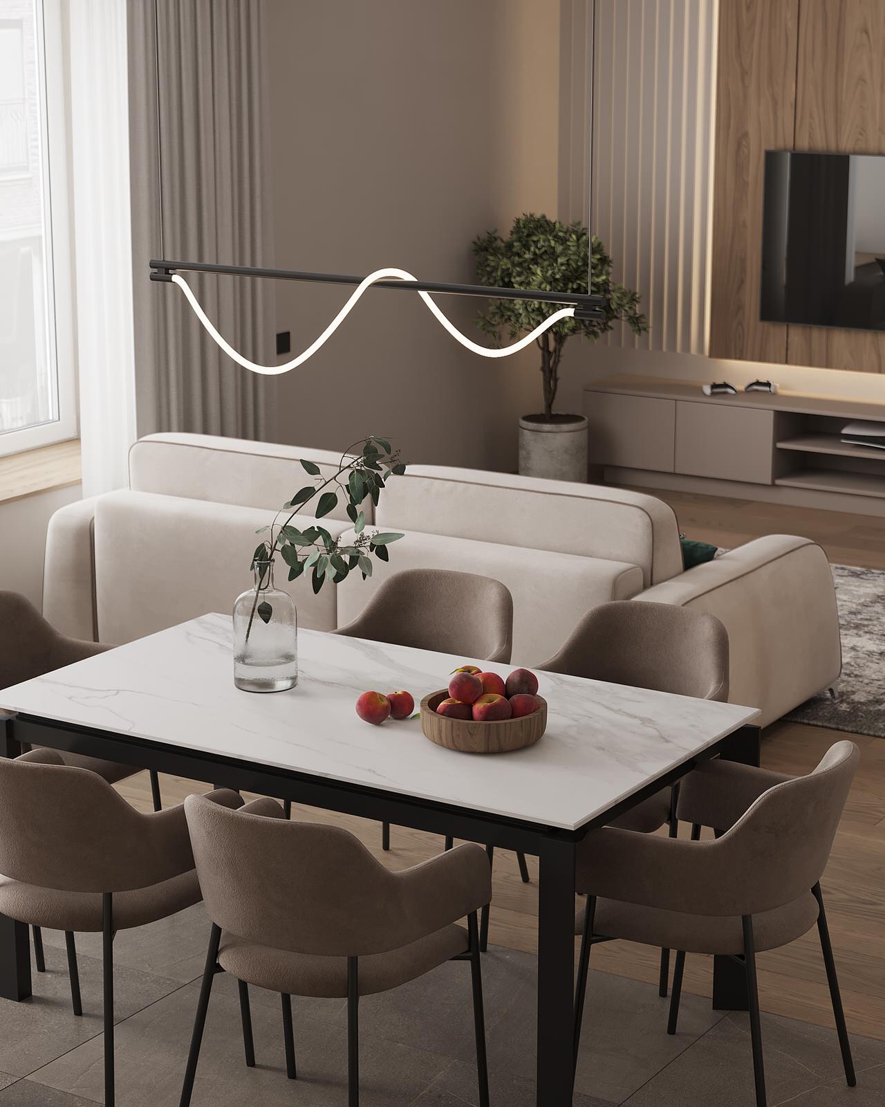 Дизайн-проект квартиры  105 м2 г,Ярославль