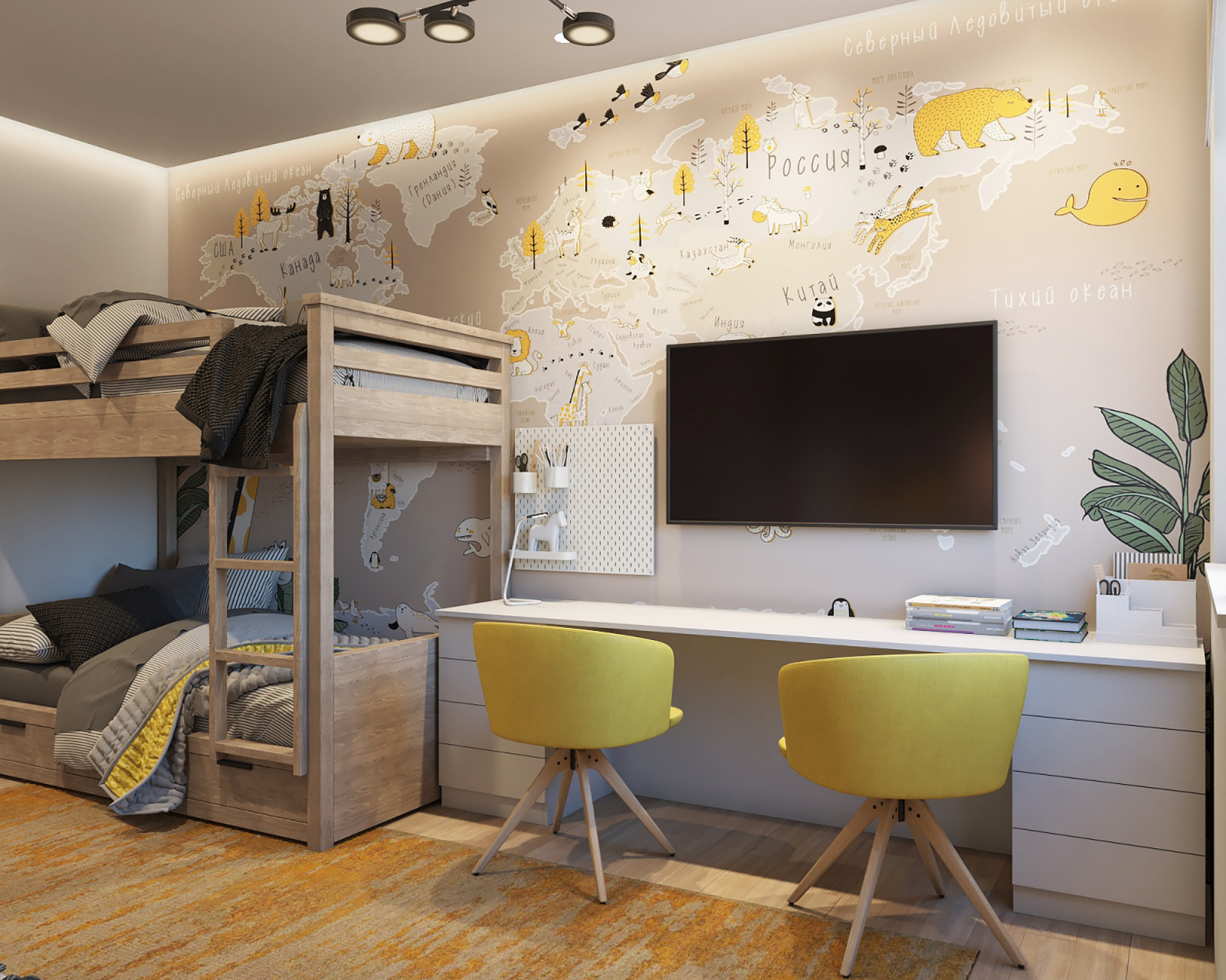 Обложка проекта: Семейное гнездышко в современном стиле, 57 м.кв