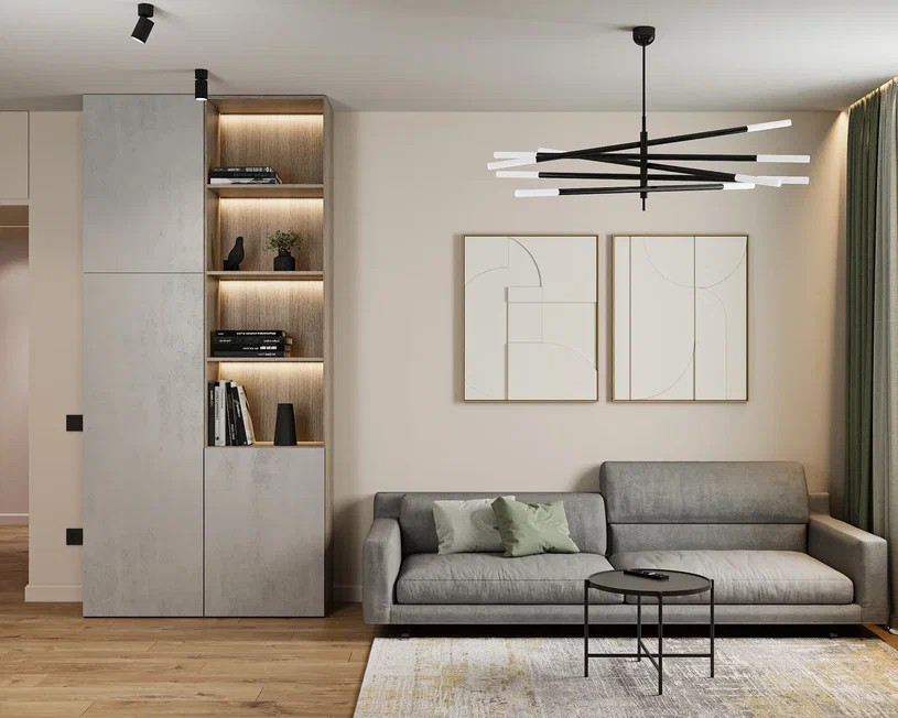 Ремонт в стиле современный уютный контемпорари - функционализм