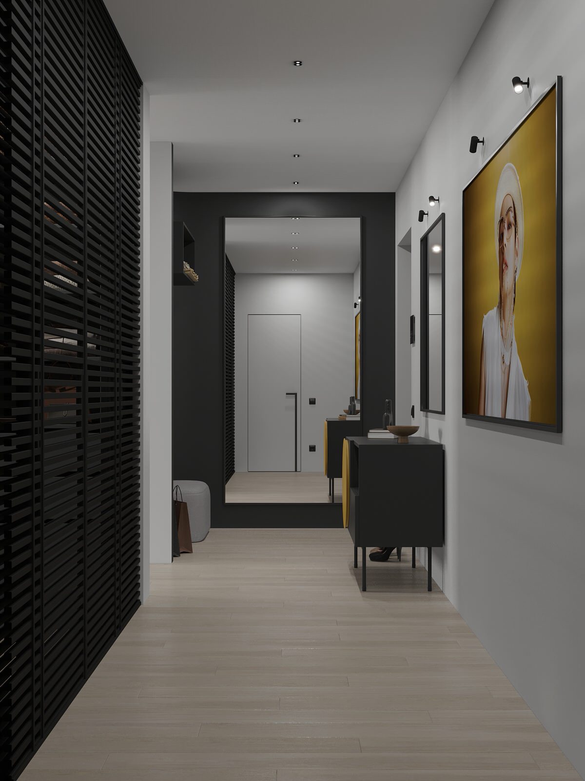 Квартира в стиле минимализма для молодой девушки