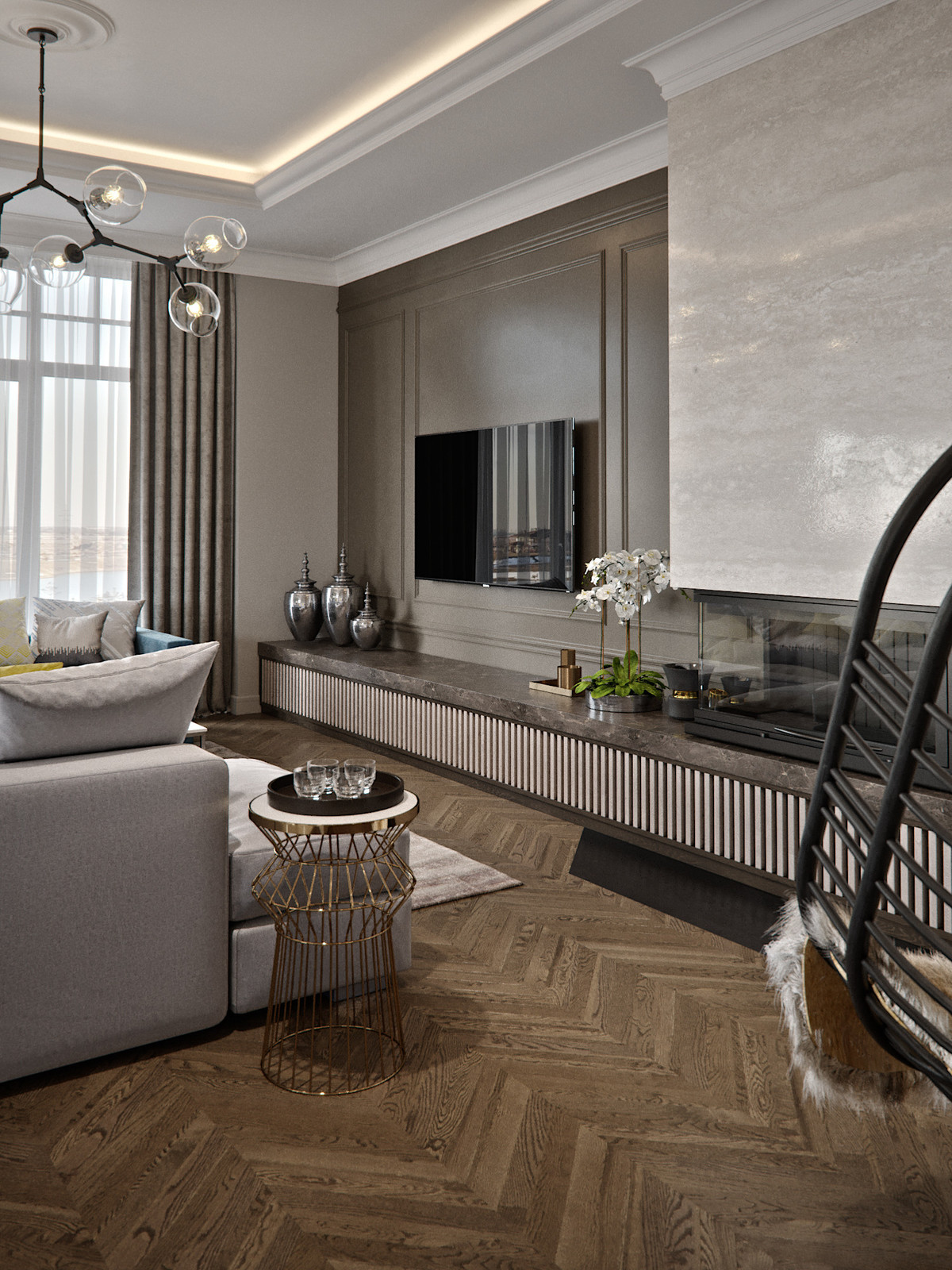 Загородный дом в коттеджном поселке "Онегин Парк"