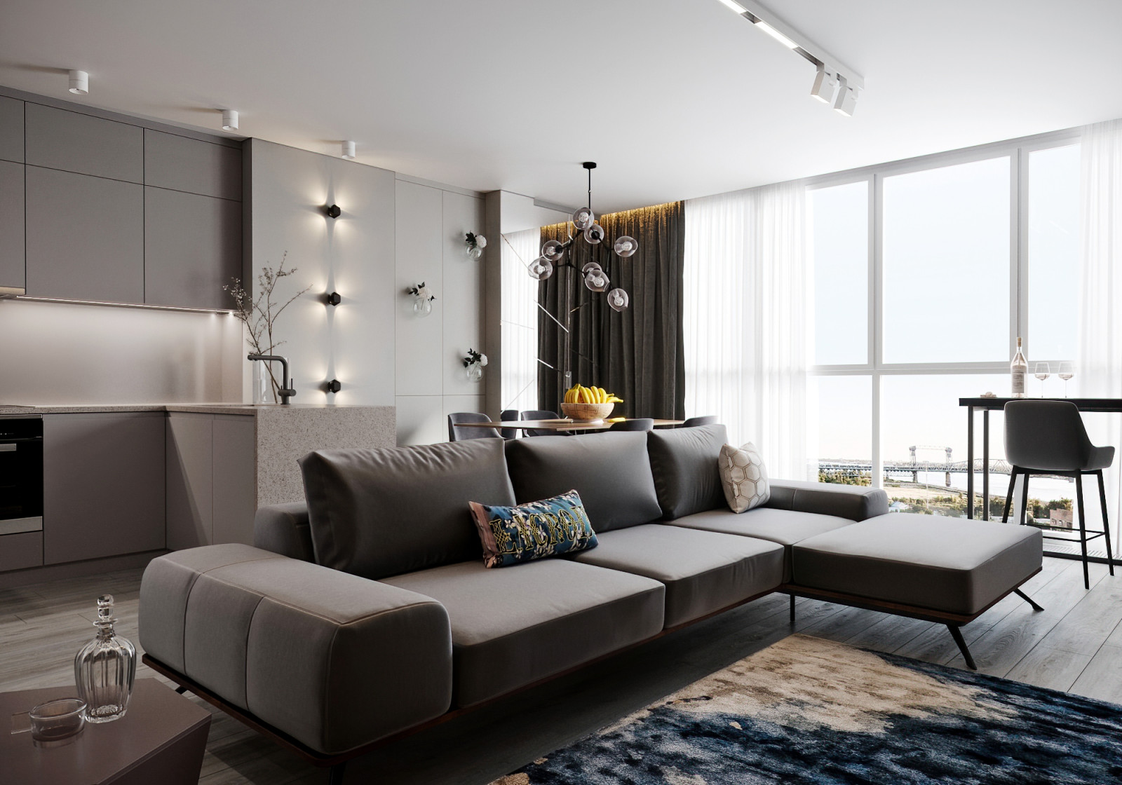 Дизайн квартиры в ЖК "Сердце Каспия"