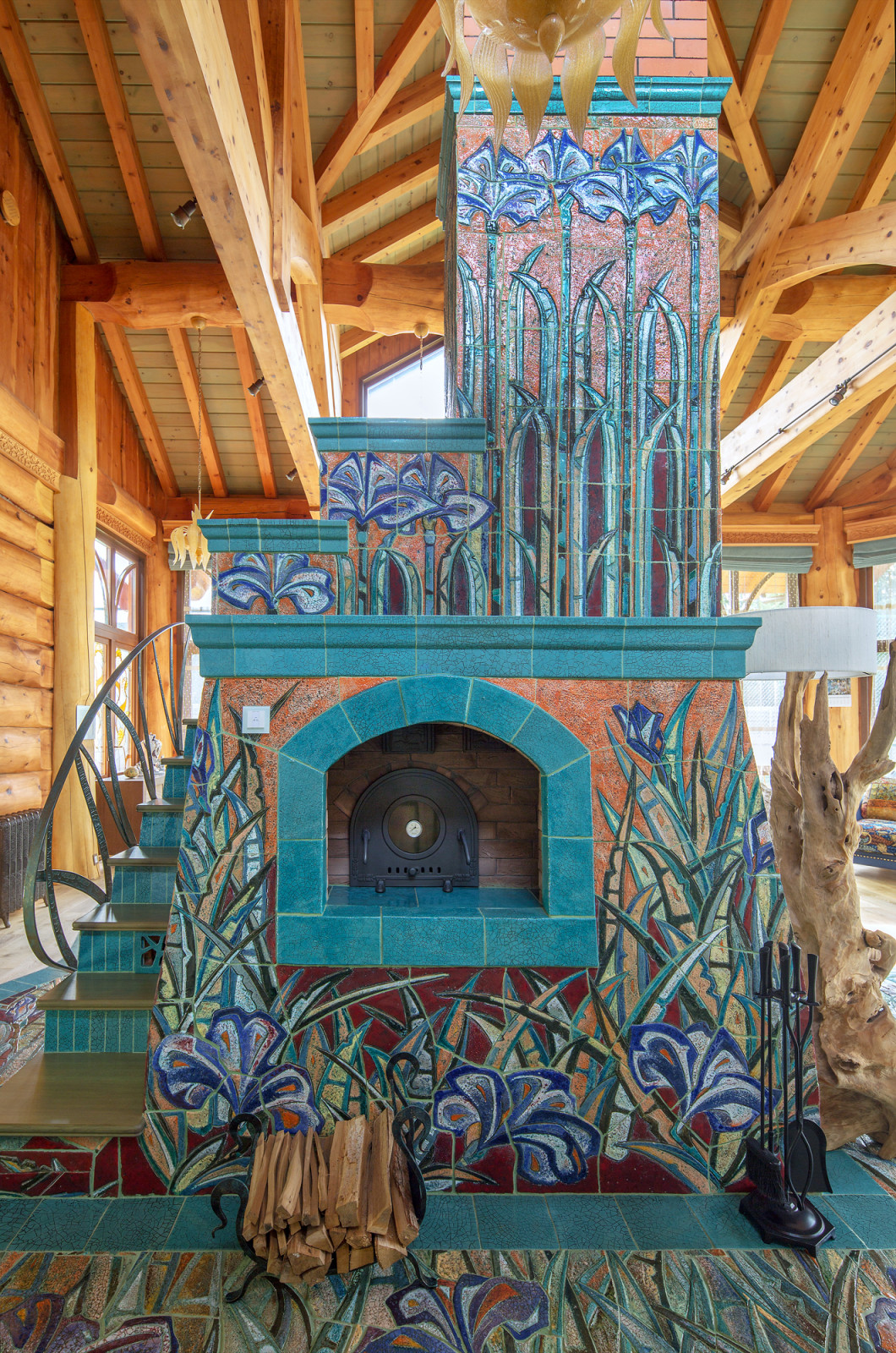 Печь-камин "Ирисы"