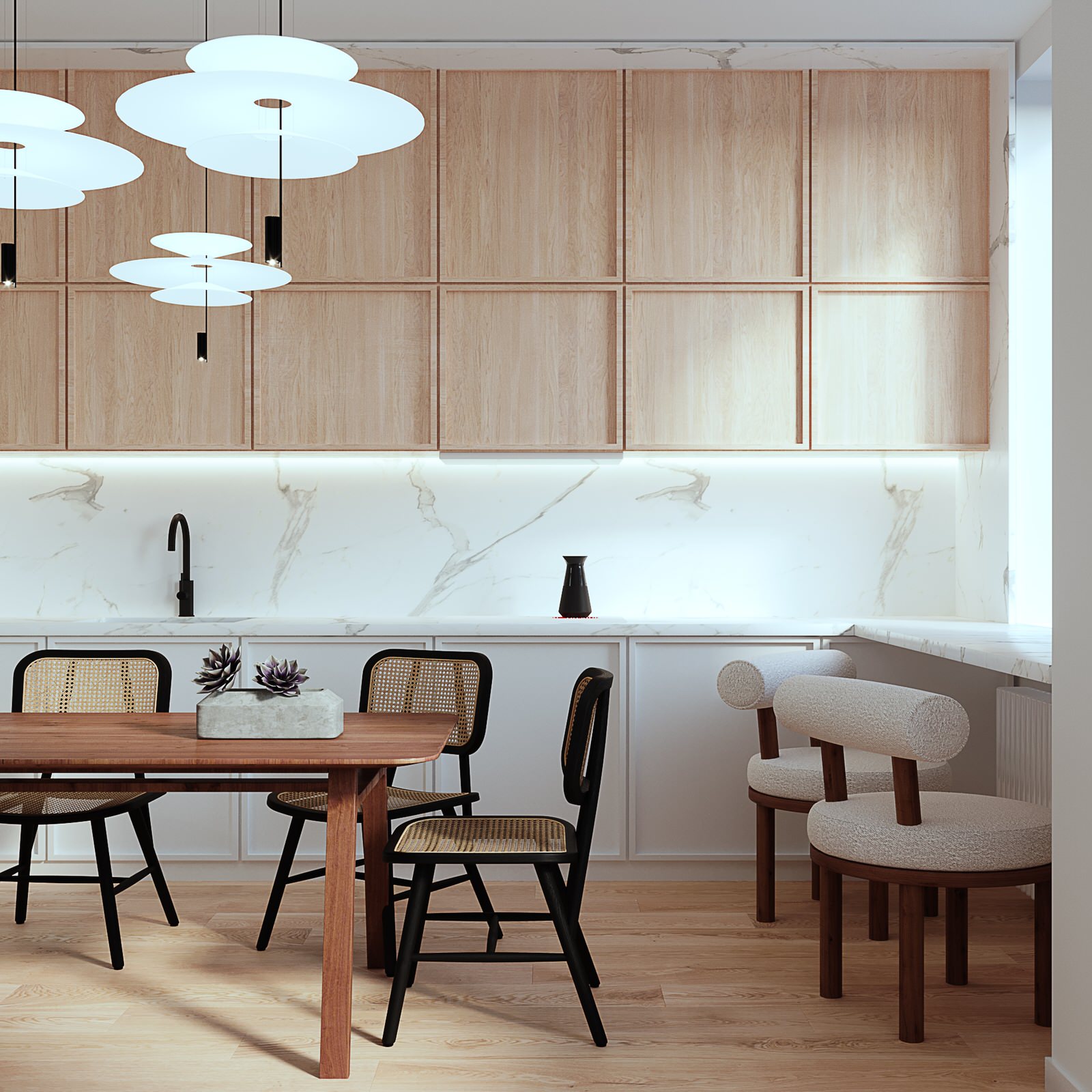 Обложка проекта: Теплый Оазис в ЖК "Рихард"