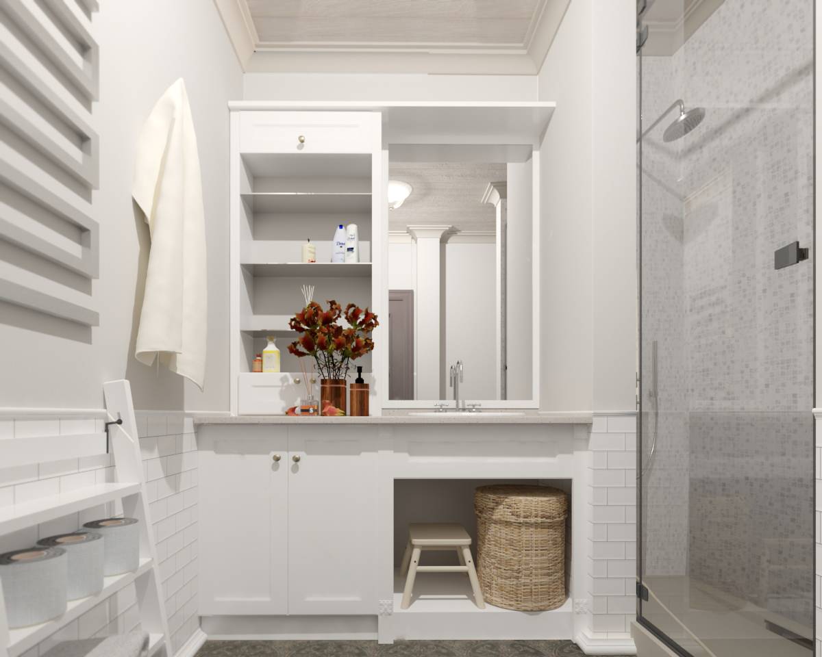 Дизайн дома из бруса