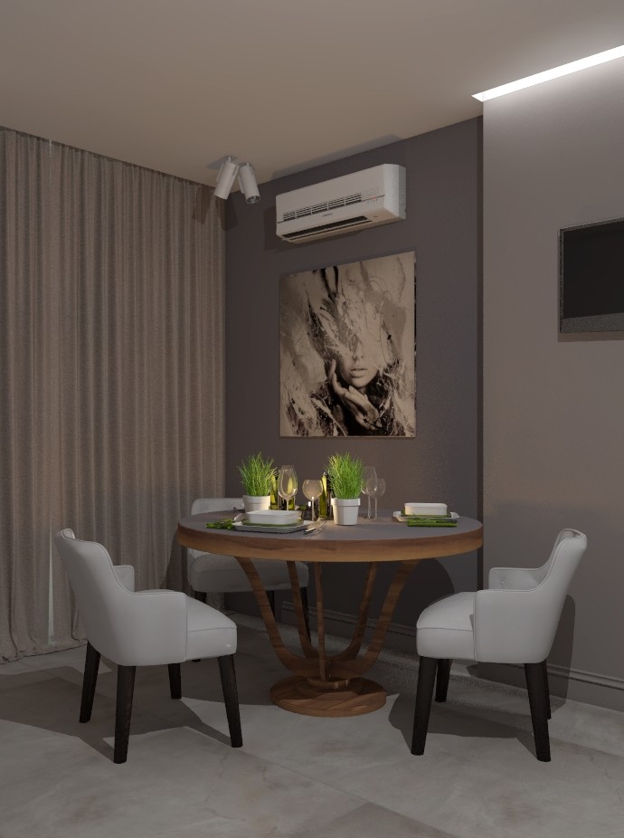 Обложка проекта: квартира на Драгоманова. Киев