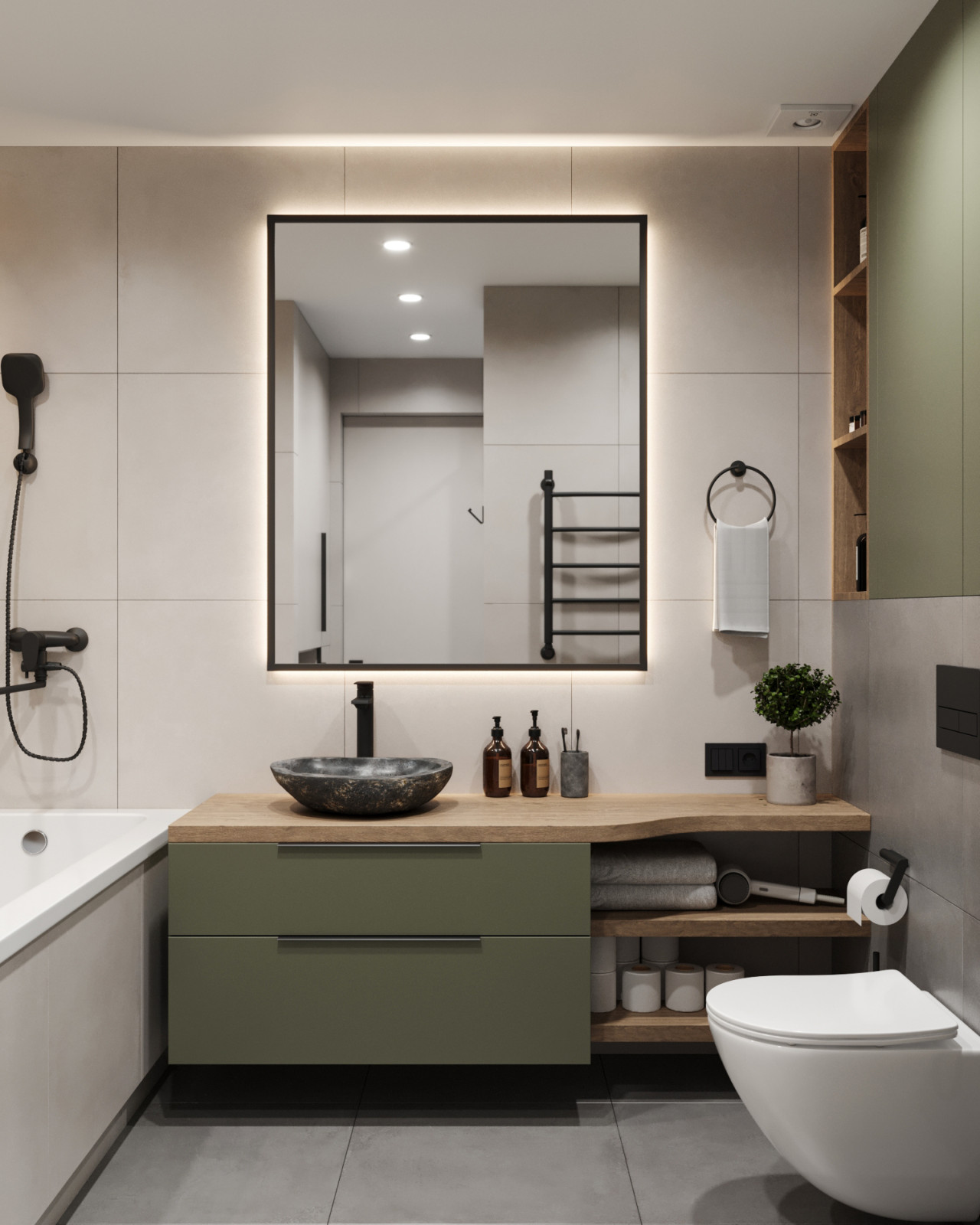 Дизайн-проект квартиры, площадью 73,2 м2