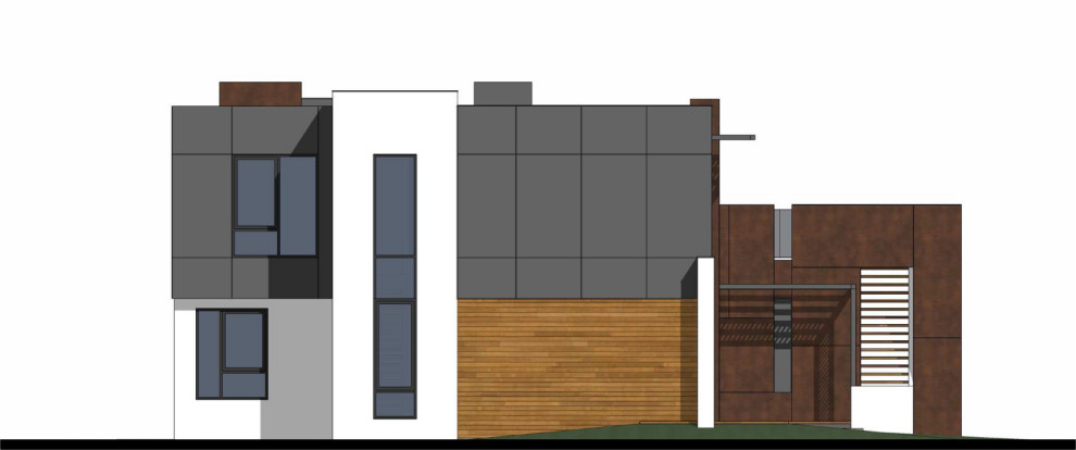Индивидуальный жилой дом A612 в коттеджном поселке «Алые Паруса»