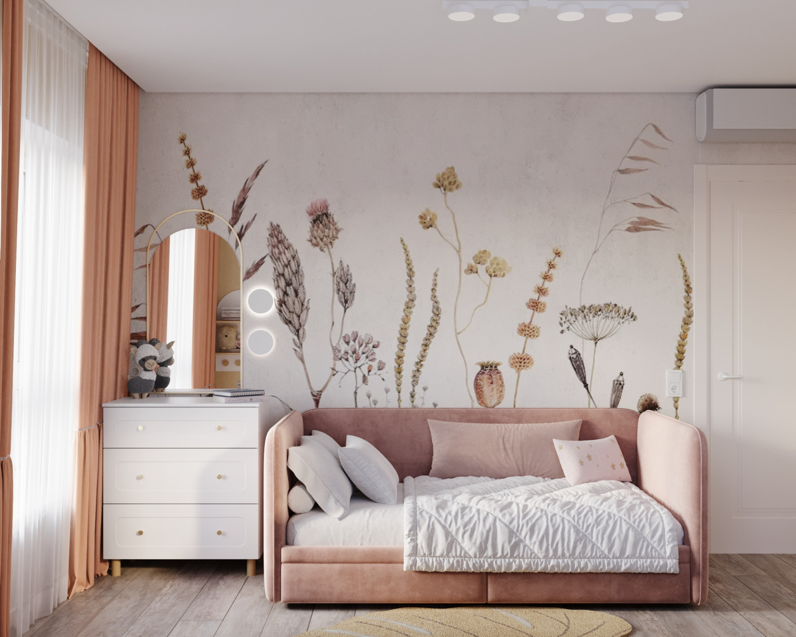 Дизайн проект 3х комнатной квартиры с большой кухней-гостиной