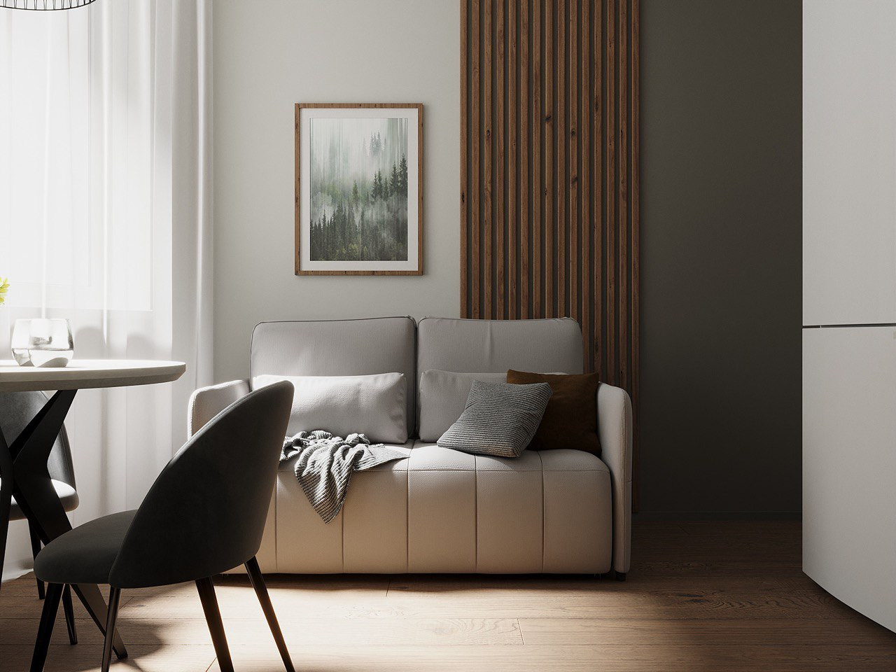 холостяцкая небольшая квартира в Немчиновке, Московская область