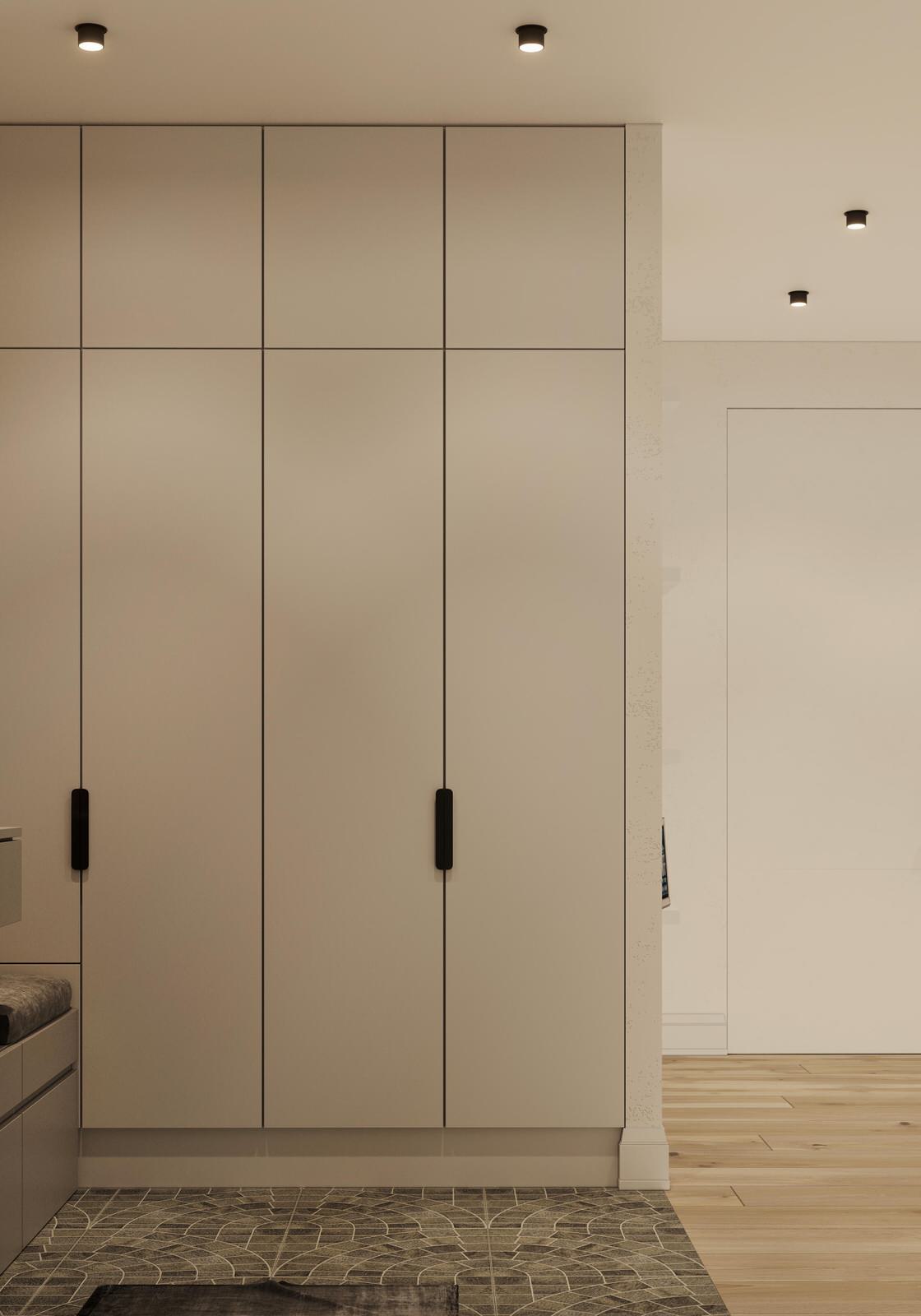 Дизайн интерьера квартиры в скандинавском стиле в ЖК "Московские ворота II"