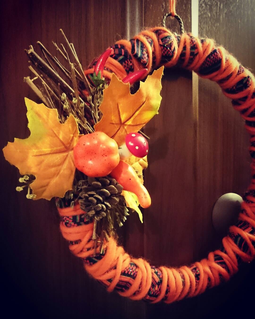 Интерьерный венок "Уютная осень" от La Couronne