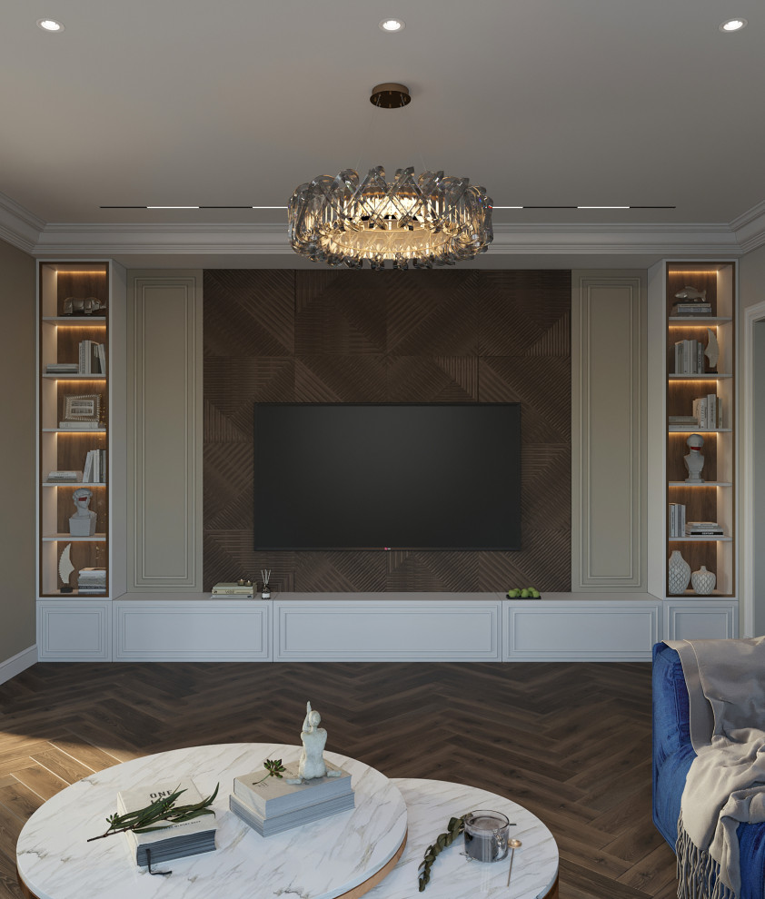 Загородный двухэтажный дом