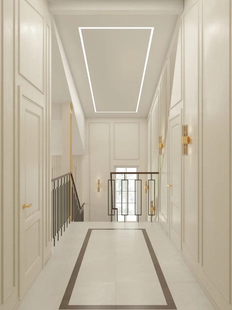 Частный дом, дизайн-проект неоклассика