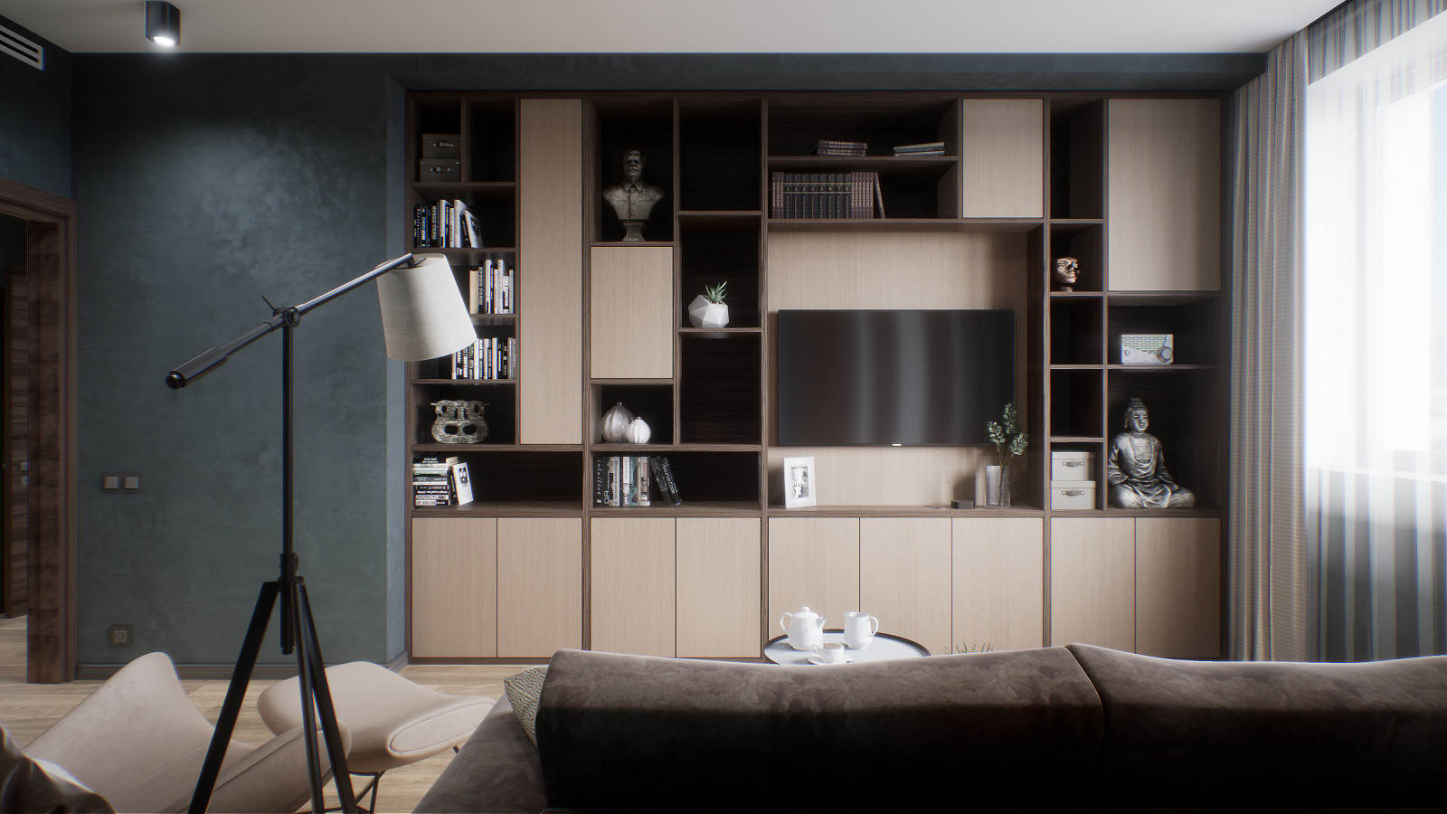 Трехкомнатная квартира в центре Москвы