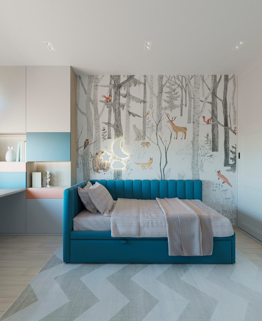 Квартира для молодой семьи в стиле эклектика