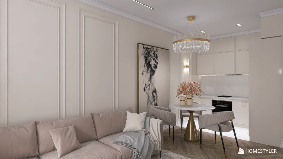 Кухня-гостиная Неоклассика