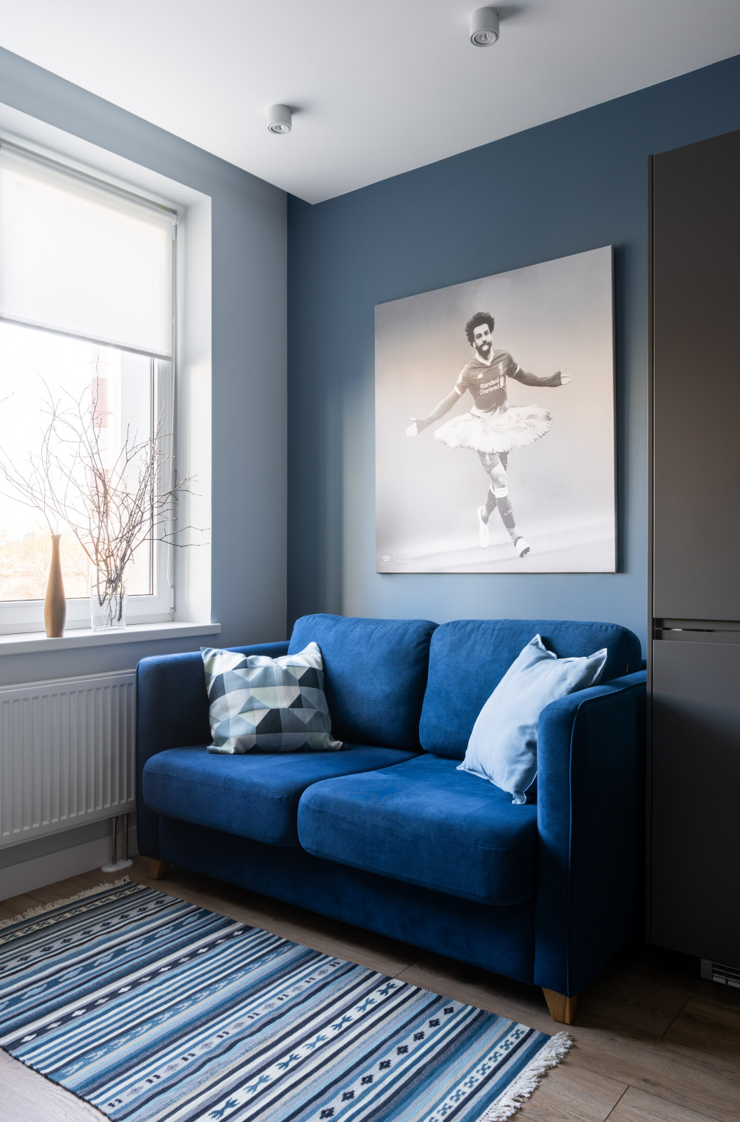 Скандинавская квартира для футбольного болельщика