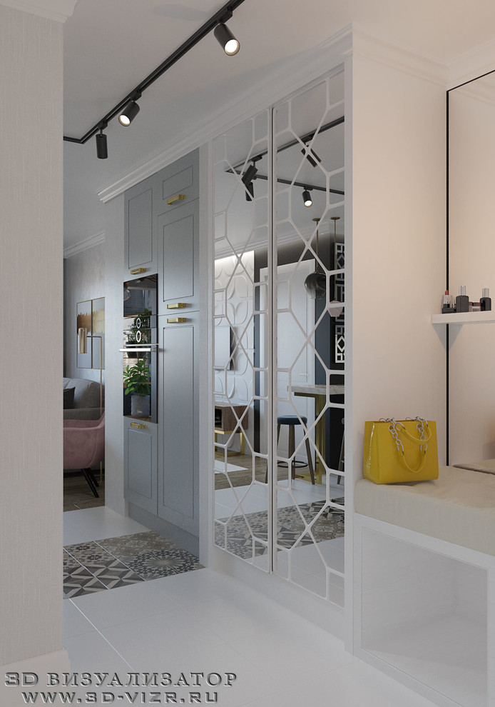 Обложка проекта: Гостиная, кухня, лоджия, прихожая