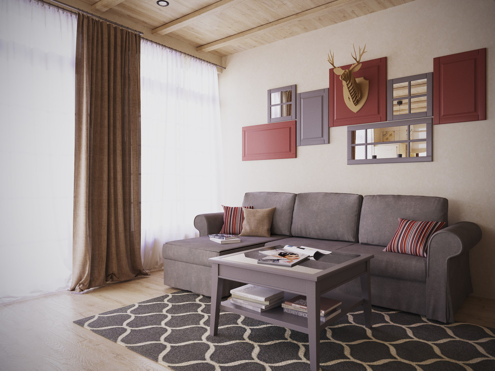 Обложка проекта: СОВРЕМЕННЫЙ ДОМ В ТЕПЛЫХ ТОНАХ