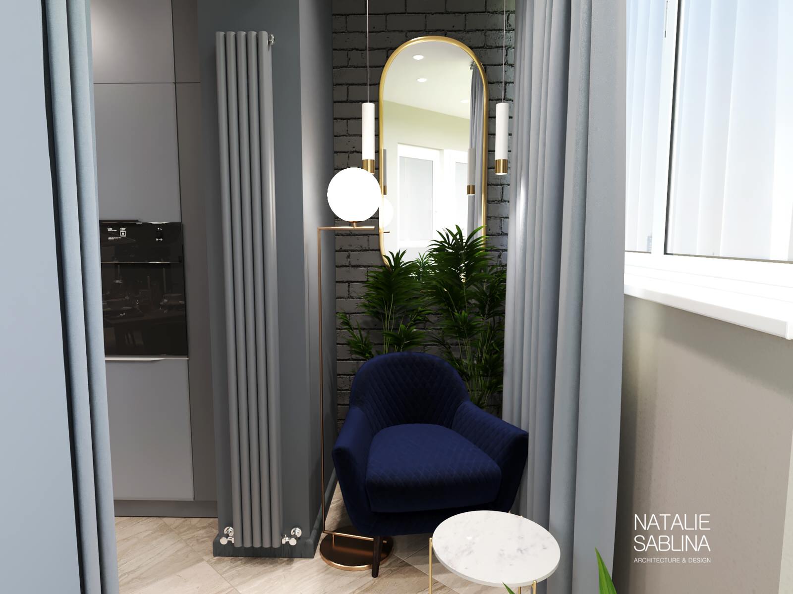 Квартира на Дальней 4   #KristalGrey_NSDesign