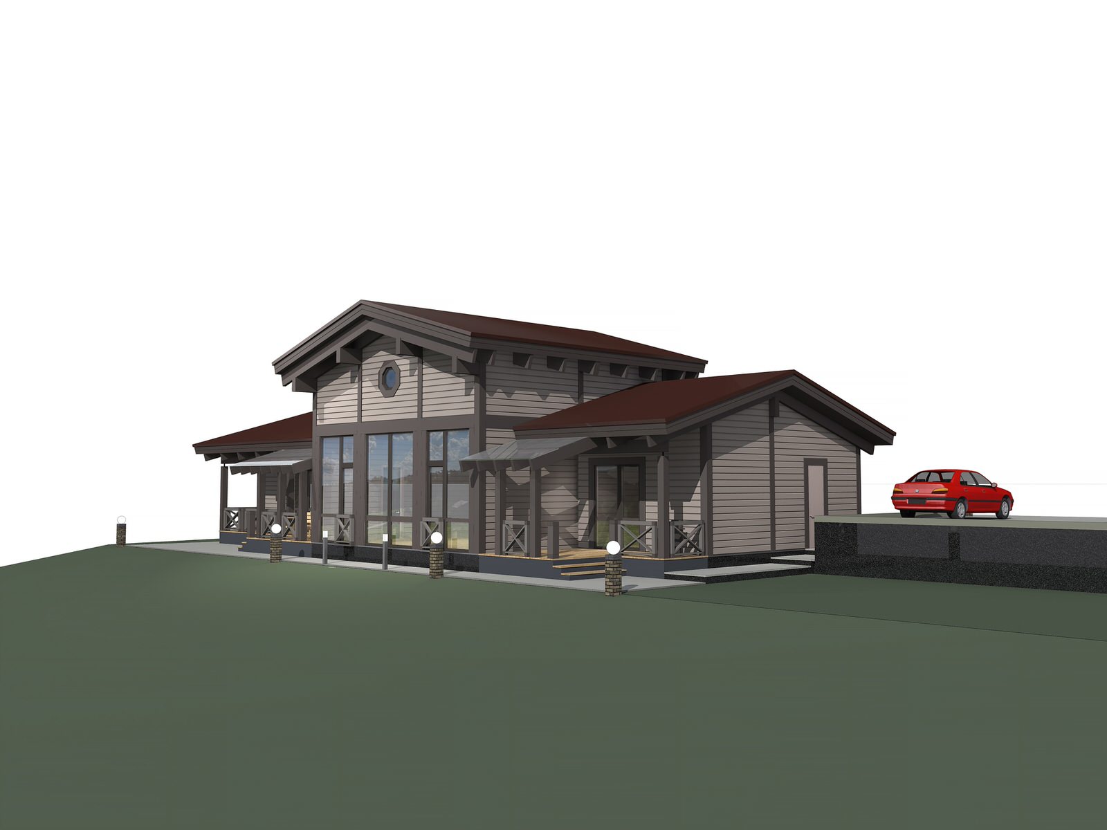 Дом в поселке Гаврилково Московской области