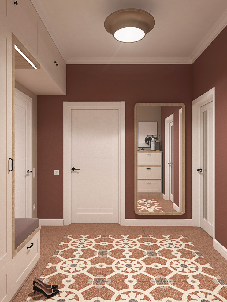 Яркая прихожая (+ гардеробная)