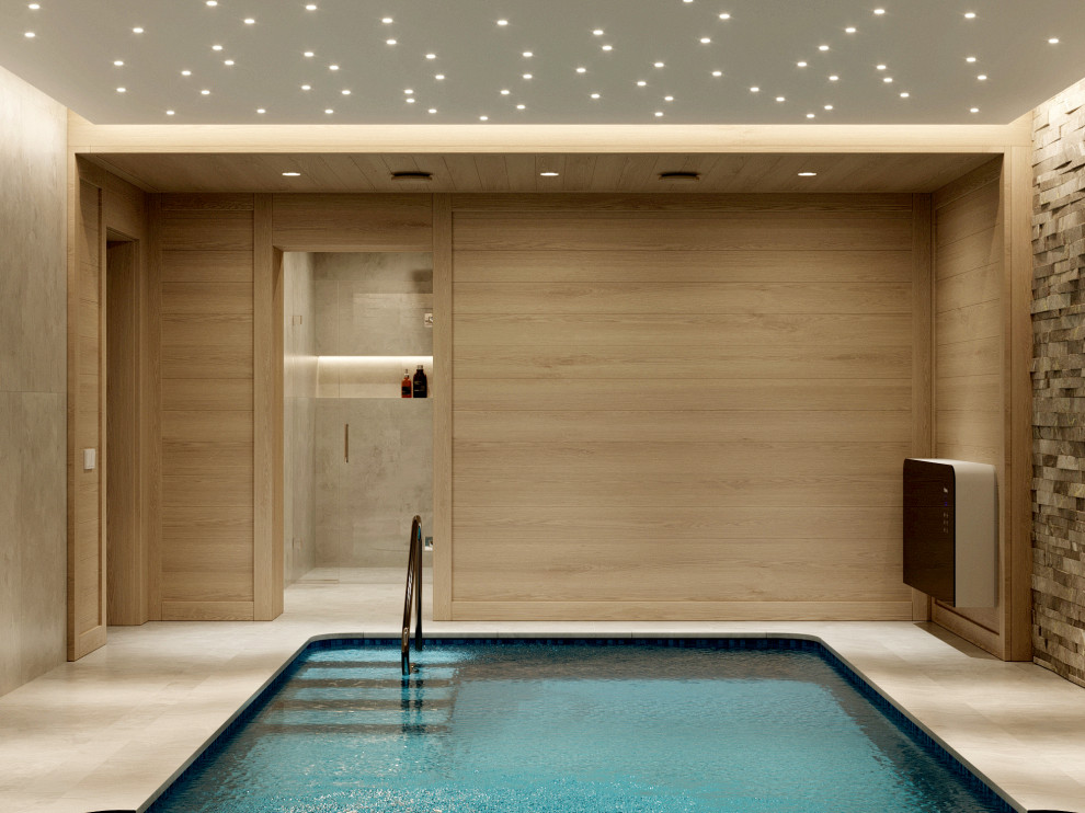 Зона отдыха с бассейном и сауной