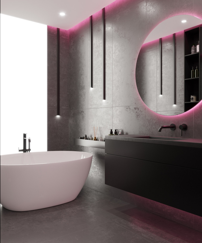 Обложка проекта: Квартира для молодого человека с разными вариантами освещения