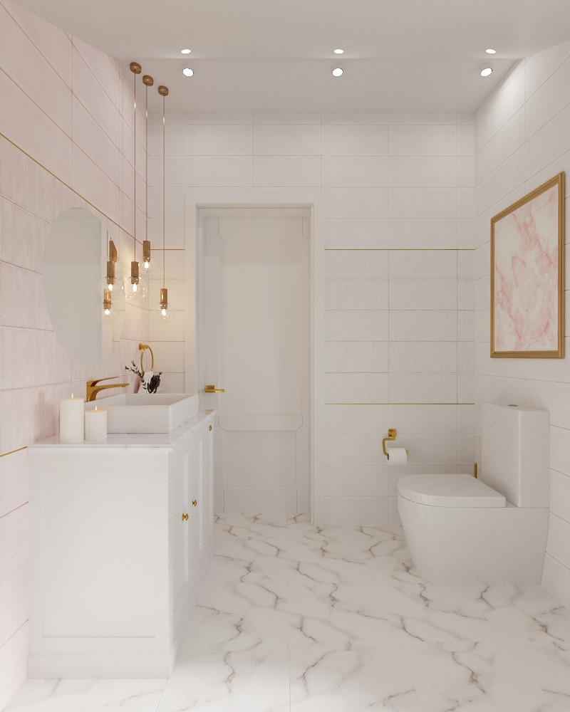 Санузел в коттедже