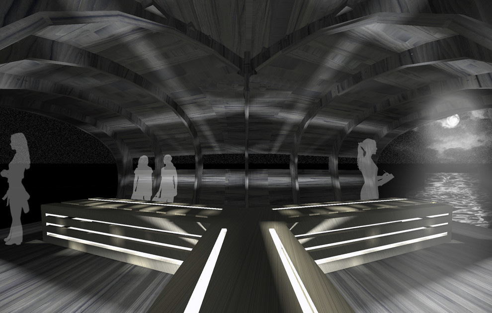 Бельведер для наблюдения за бобрами