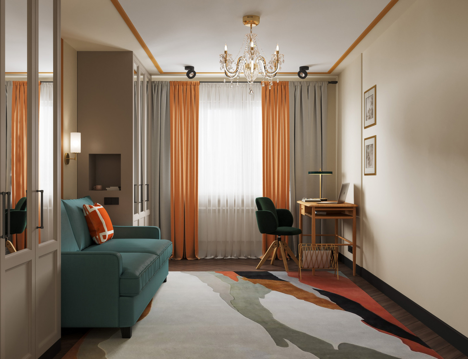 Дизайн квартиры в колористике фламандский картин