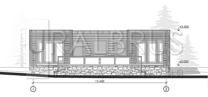 Проект дома Д041