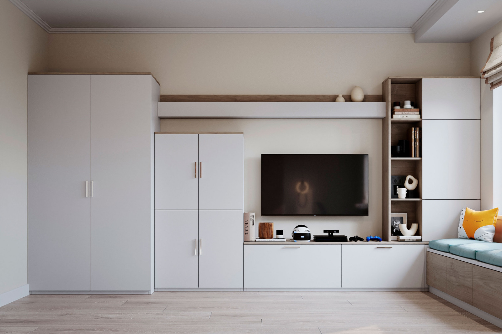 Двухэтажный дом для большой семьи