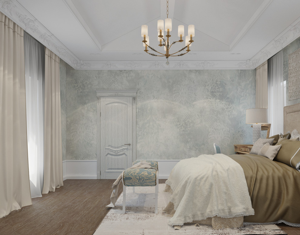 Гостевая спальня особняка в Волжском