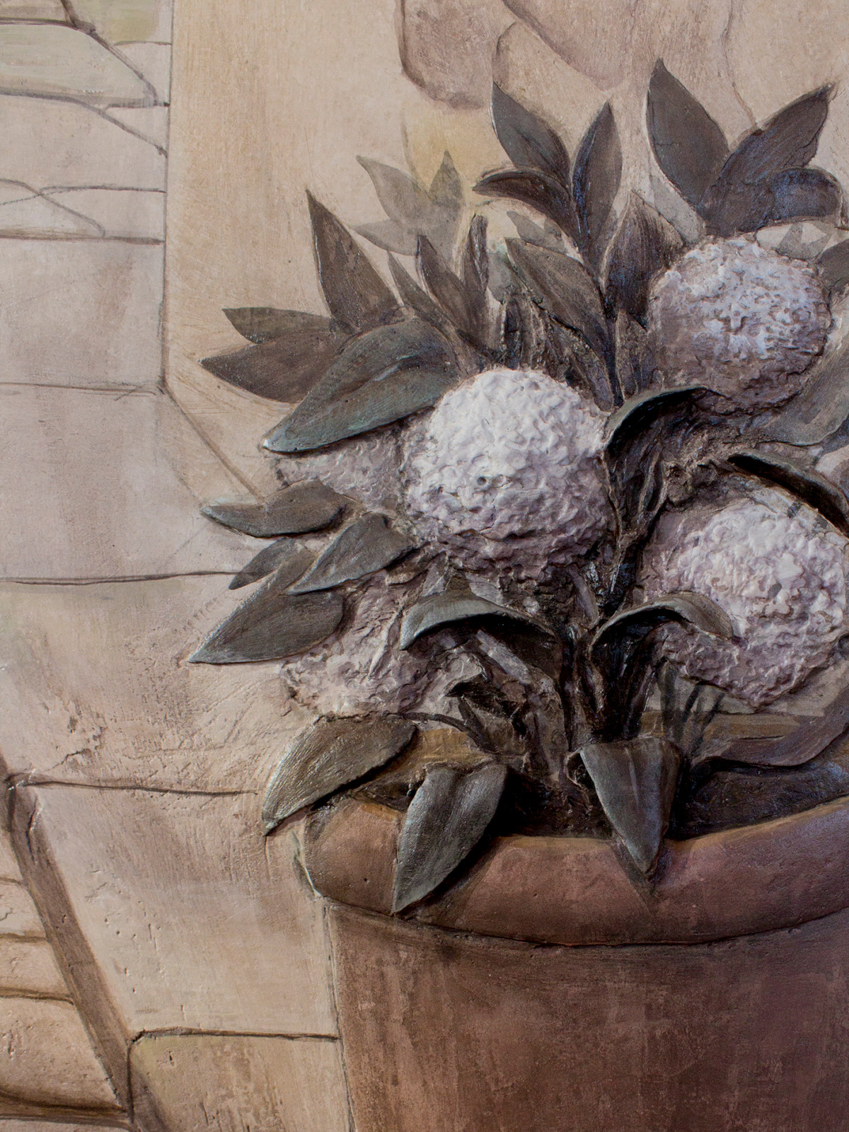 Роспись + барельеф Старый город