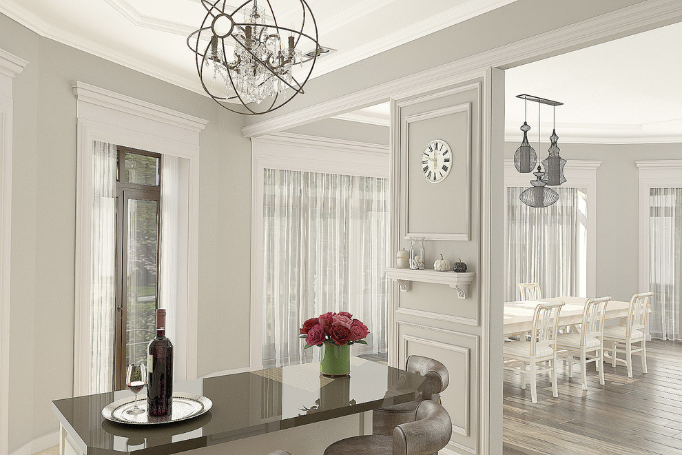 Дизайн проект дома с элементами классики