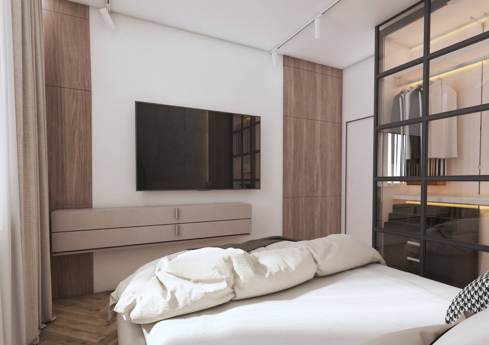 Дизайн-проект квартиры для программиста, жк Ривер Скай