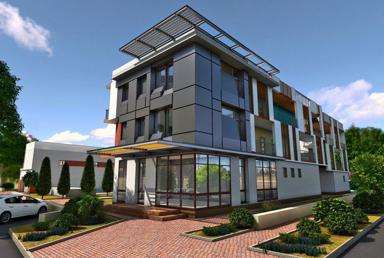 Обложка проекта: Турбаза "modern house"