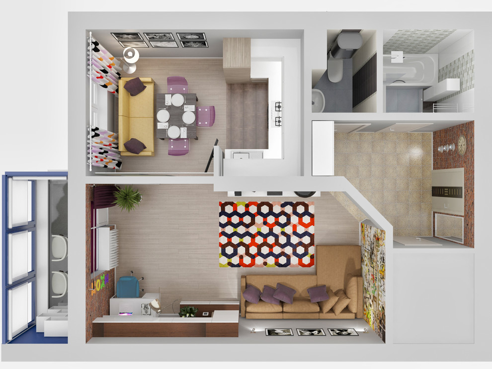 Лофт в типовой квартире для студента