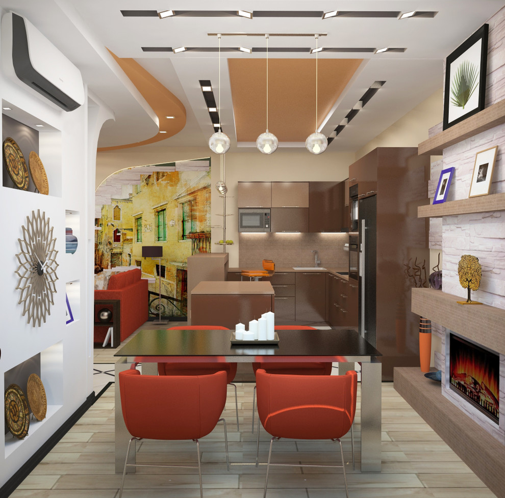 Обложка проекта: Дизайн таунхауса в современном стиле