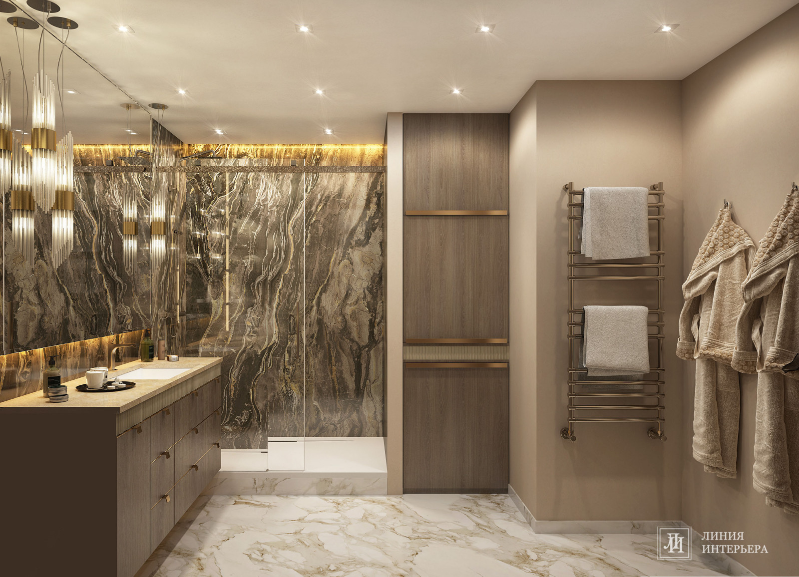 Дизайн интерьера 2-х уровневой квартиры