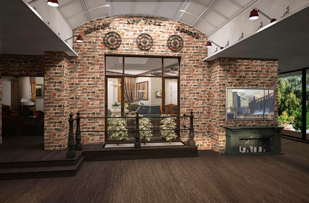 Зимняя веранда в стиле Лофт