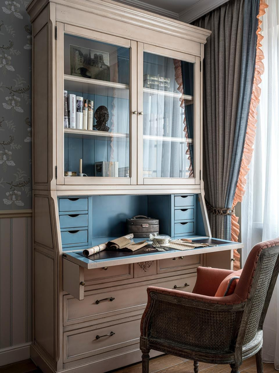 Обложка проекта: Портьеры с рюшами в спальню семейной пары