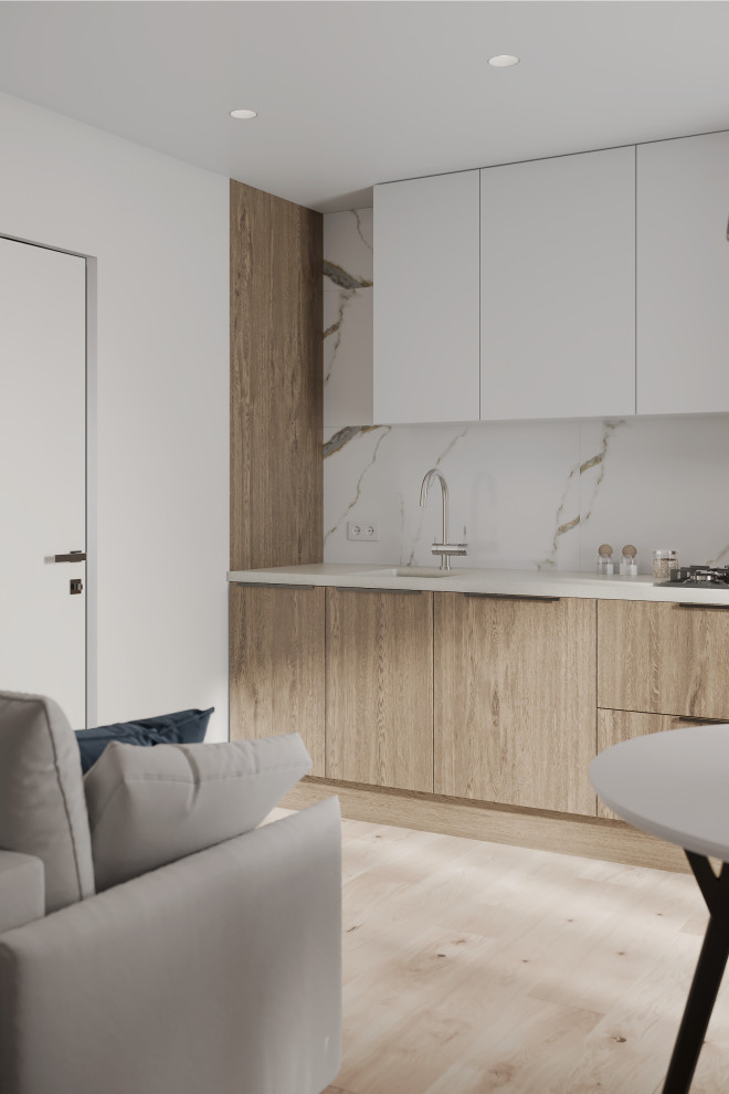 Квартира с современным интерьером для молодой семьи