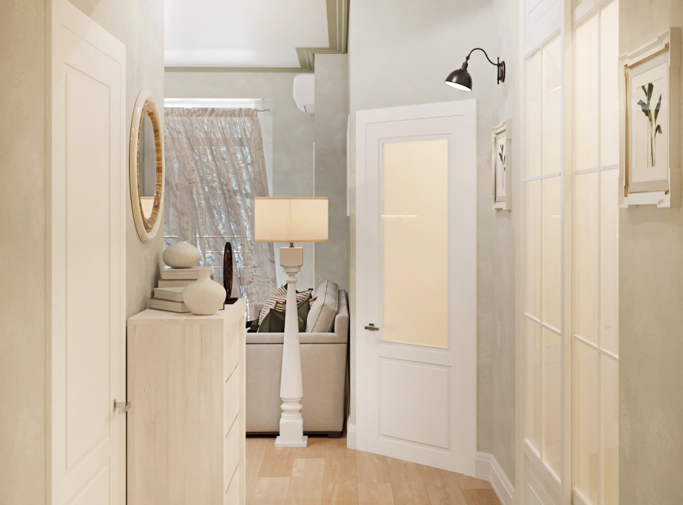 Дизайн проект квартиры общей площадью 56 кв.м в стиле "Прованс"