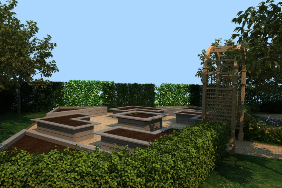 3D визуализация участка 12 соток