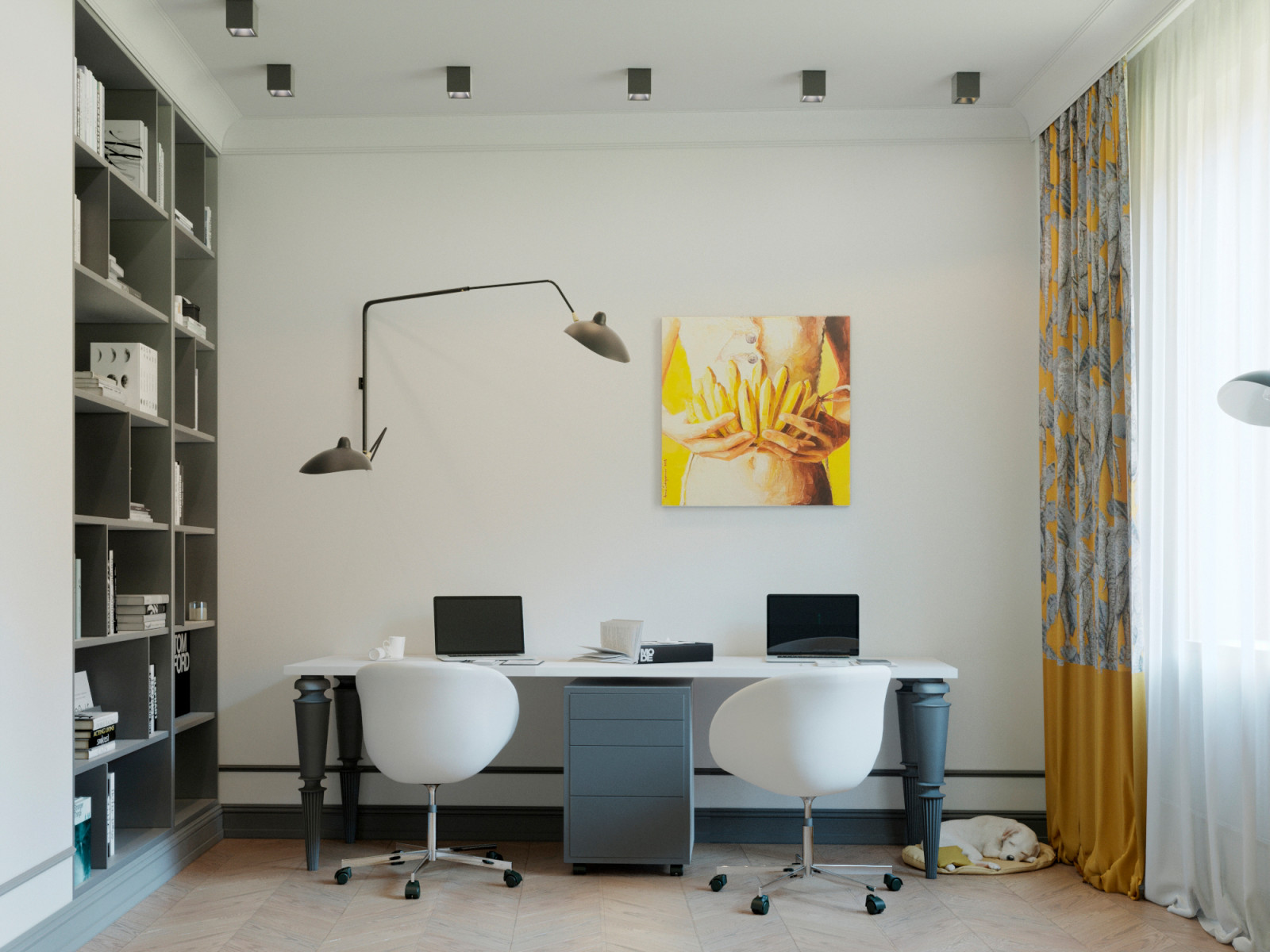 Дизайн-проект трехкомнатной квартиры в ЖК "Платинум"